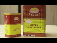 Κίτρινη για κάθε χρήση συγκολλητική υψηλής αντοχής κόλλα επαφών για το σφουγγάρι δέρματος ταπήτων